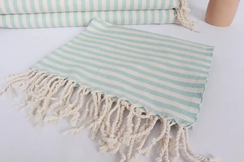 Spa Towel, 40x24 Cotton Striped Towel, Bridesmaid Gifts, Personalized Wedding Gift, Custom Hand Towel, Monogrammed Hand Towel, Beach Wedding Favor - 5