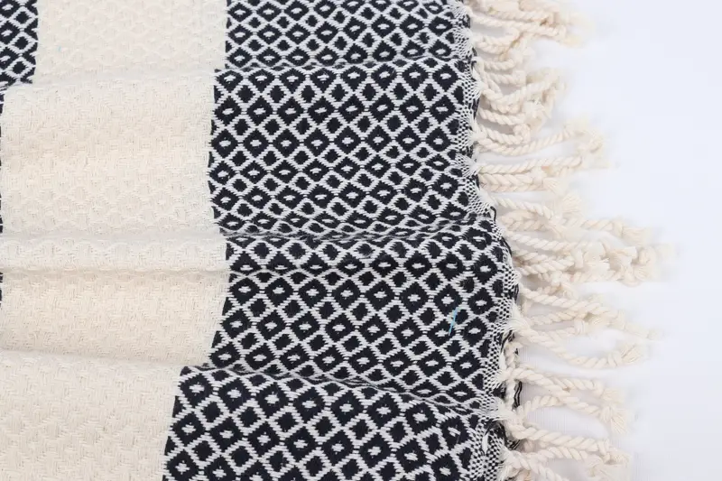Gift For Her, Turkish towel, Custom Name Towel, Bachelorette Party Favors Beach, Embroidered Towel, Summer Towel, 70x40 Cotton Geometric Towel - 8