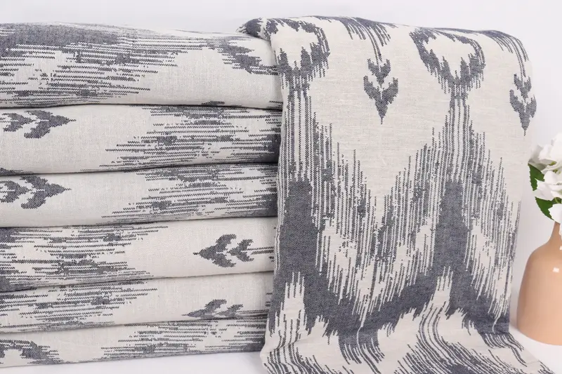 Organic Throw, 90x76 Cotton Patterned Towel, Woven Blanket, Christmas Tablecloth, Woven Throw Blanket, Bachelorette Party Favor, Bachelorette Gifts - 2