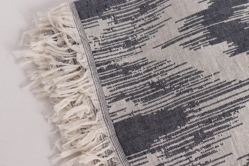 Organic Throw, 90x76 Cotton Patterned Towel, Woven Blanket, Christmas Tablecloth, Woven Throw Blanket, Bachelorette Party Favor, Bachelorette Gifts - 7