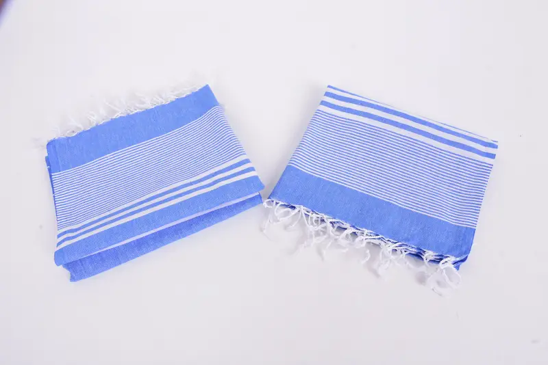 Monogrammed Hand Towel, 40x24 Cotton Striped Towel, Christmas Hand Towel, Monogram Hand Towel, Personalized Hand Towel, Best Friend Gift - 8