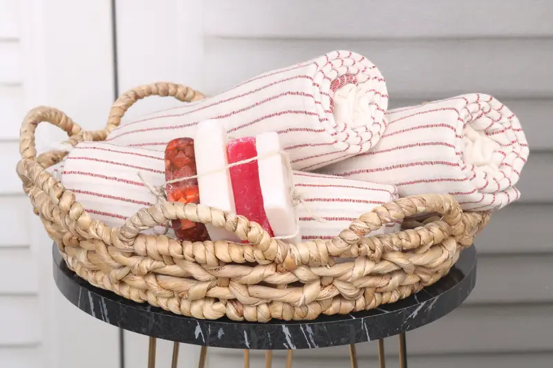 Quick-dry peshtemal, Bachelorette Towel, Travel towel, Sand-free towel, 68x36 Cotton Striped Towel, Embroidery Towels, Turkish Beach Towel Monogram - 4
