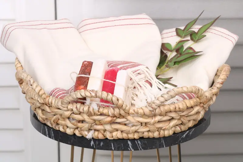 Quick-dry peshtemal, Bachelorette Towel, Travel towel, Sand-free towel, 68x36 Cotton Striped Towel, Embroidery Towels, Turkish Beach Towel Monogram - 5
