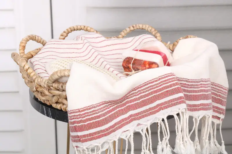 Quick-dry peshtemal, Bachelorette Towel, Travel towel, Sand-free towel, 68x36 Cotton Striped Towel, Embroidery Towels, Turkish Beach Towel Monogram - 2