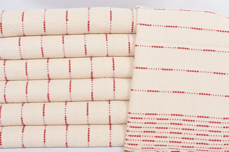 Monogrammiertes Handtuch, Brautduschengeschenk, Brautjungferngeschenke personalisiert, Monogramm Handtuch, 36x18 Baumwollgestreiftes Designtuch, Küchentuch - 2