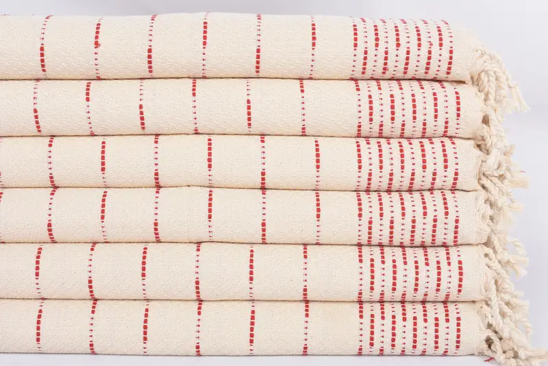 Monogrammiertes Handtuch, Brautduschengeschenk, Brautjungferngeschenke personalisiert, Monogramm Handtuch, 36x18 Baumwollgestreiftes Designtuch, Küchentuch - 3