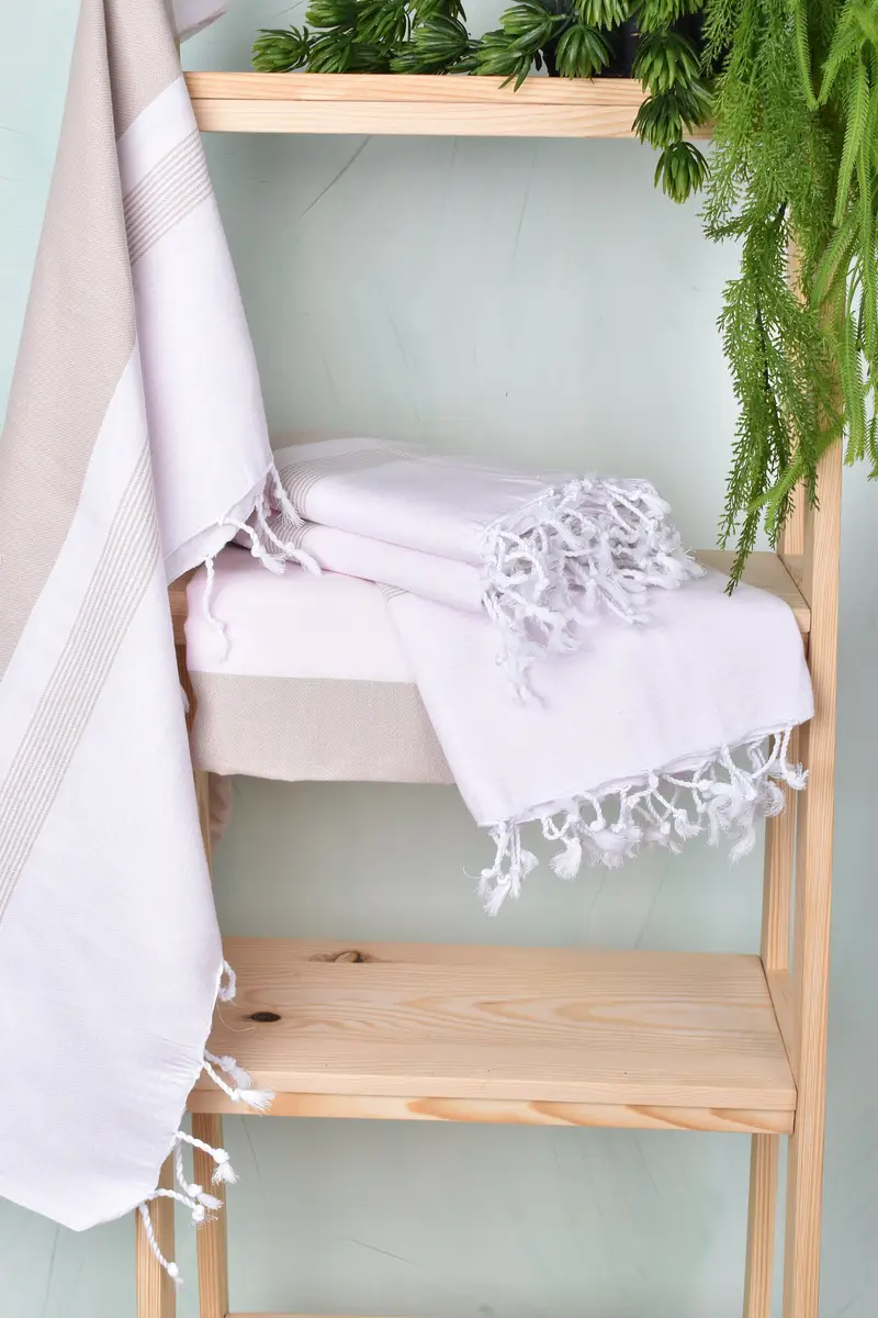 Turkish towel, Lightweight towel, Kids Beach Towel, 68x40 Cotton Striped Towel, Wedding Favors, Grandma Gift, Custom Wedding Gift From Bridesmaid - 6