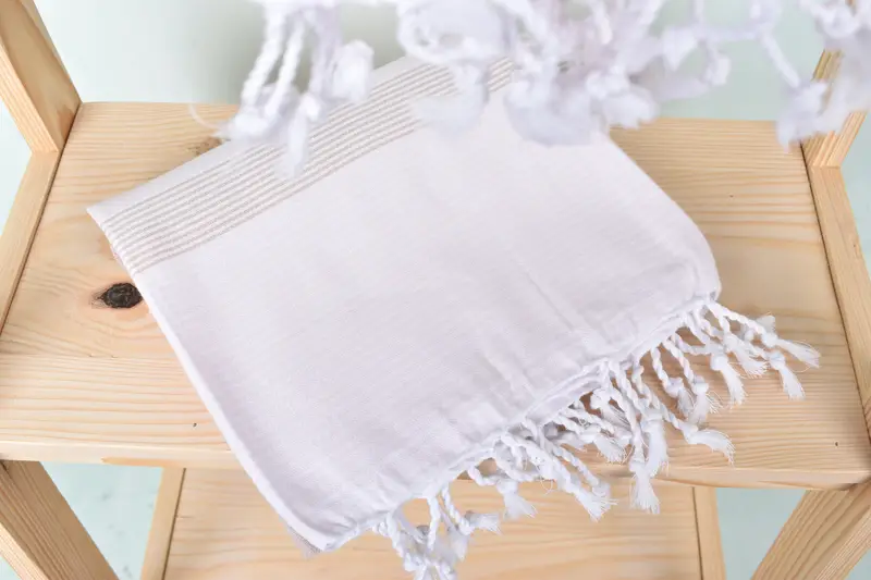 Turkish towel, Lightweight towel, Kids Beach Towel, 68x40 Cotton Striped Towel, Wedding Favors, Grandma Gift, Custom Wedding Gift From Bridesmaid - 5