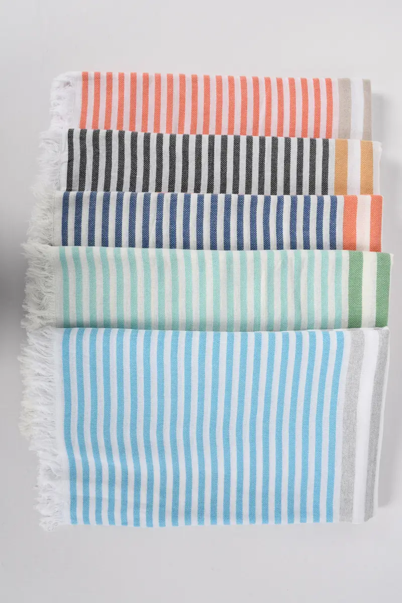 Bridesmaid Proposal Gift, Summer Gift, Wedding Favors, Bridal Shower Gift, 70x40 Cotton Striped Towel, Girls Weekend Favors, Unique Wedding Gift - 8