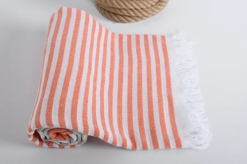 Bridesmaid Proposal Gift, Summer Gift, Wedding Favors, Bridal Shower Gift, 70x40 Cotton Striped Towel, Girls Weekend Favors, Unique Wedding Gift - 7