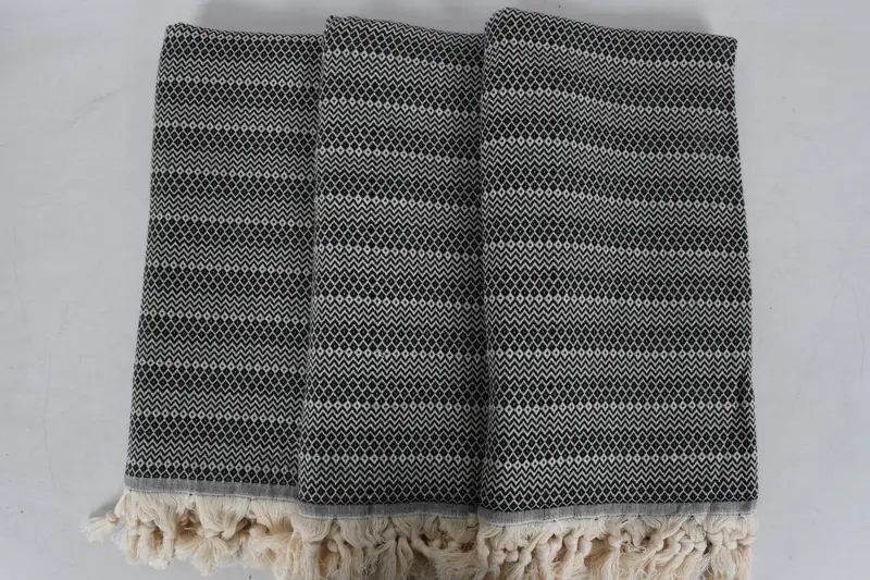 Wedding Gift, Maid Of Honor Gift, 70x38 Cotton Diamond Towel, Personalized Gifts, Handwoven Turkish Towel, Bridesmaid Gifts, Bachelor Party Favors - 3