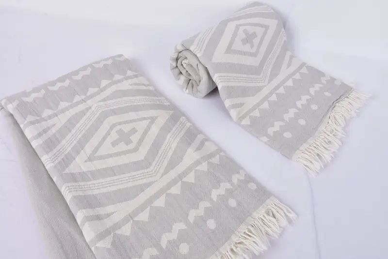 70x36 Cotton Plus Design Towel, Best Beach Towel, Wedding Anniversary Gift, Large Turkish Towel, Towel With Name, Housewarming Gift, Gift For Mom - 8