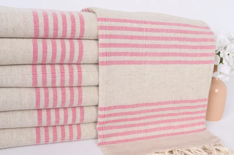 Bath towel, Bachelor Party Favors, Halloween Gifts, Absorbent Turkish towel, Quick-Dry Beach Towel, 70x40 Linen Striped Towel, Beach Size Towel - 2