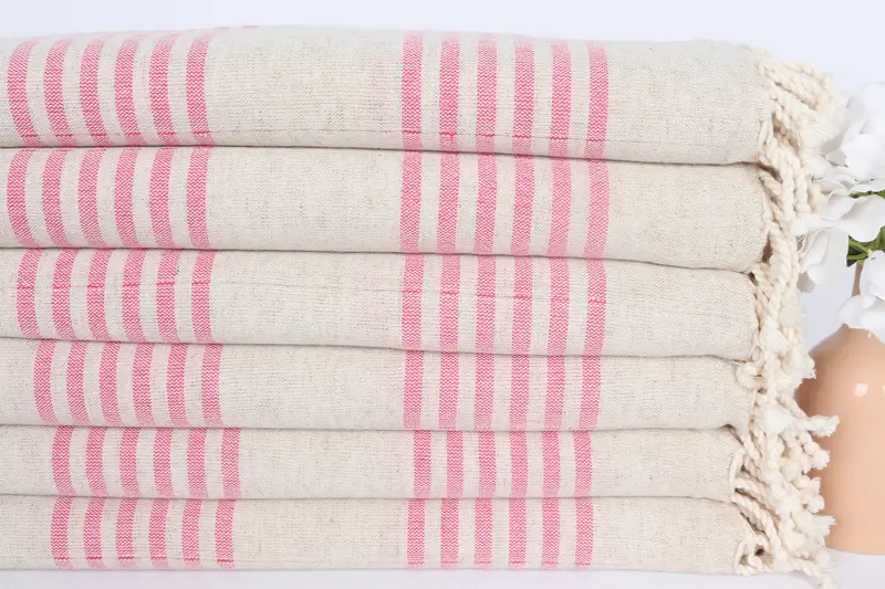 Bath towel, Bachelor Party Favors, Halloween Gifts, Absorbent Turkish towel, Quick-Dry Beach Towel, 70x40 Linen Striped Towel, Beach Size Towel - 3