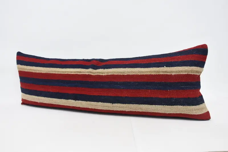 Vintage Pillow, 16x48 Red Pillow Case, Pillow for Couch, Interior Designer Pillow, Handmade Throw Pillow Sham, Pillow, Square Throw Cushion Cover - 4