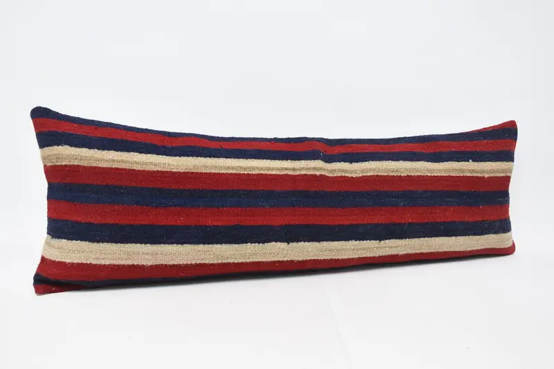 Vintage Pillow, 16x48 Red Pillow Case, Pillow for Couch, Interior Designer Pillow, Handmade Throw Pillow Sham, Pillow, Square Throw Cushion Cover - 3