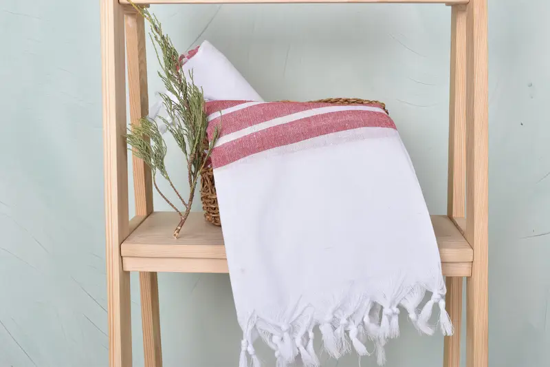 Memorial Gift, Organic towel, 70x40 Cotton Striped Towel, Bachelor Bachelorette Party Favors, Beach Bachelorette Party Decorations, Luxury towel - 4