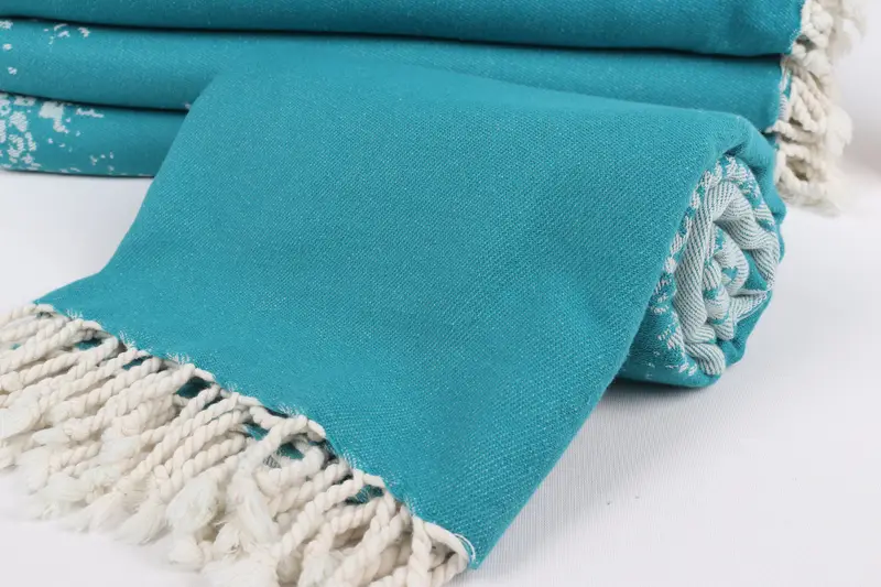 Gift For Her, Fringed Turkish towel for poolside, Holiday Towel, Monogrammed Beach Towel, Personalized Gift For Her, Organic Turkish towel - 5