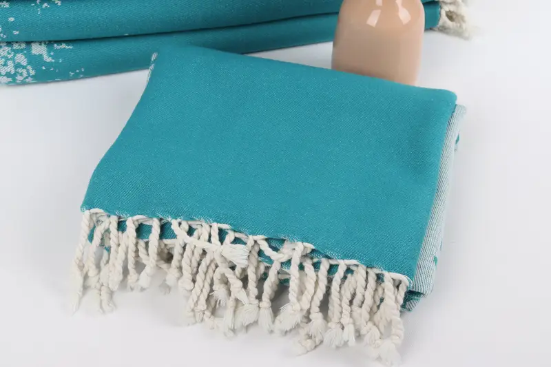 Gift For Her, Fringed Turkish towel for poolside, Holiday Towel, Monogrammed Beach Towel, Personalized Gift For Her, Organic Turkish towel - 6