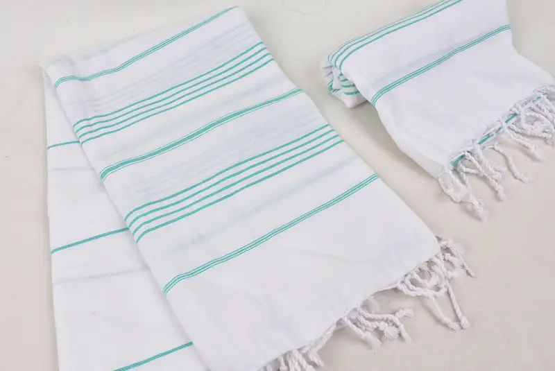 Personalized Bridesmaid Gift, Personalized Wedding Gift, 70x40 Cotton Striped Towel, Bachelorette Favor, Bridal Shower Gift, Custom Beach Towels - 7