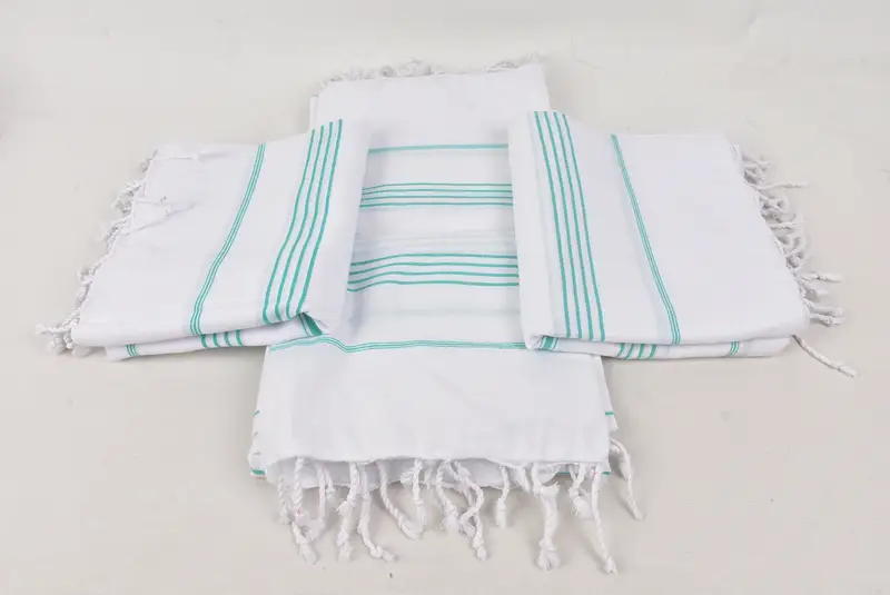 Personalized Bridesmaid Gift, Personalized Wedding Gift, 70x40 Cotton Striped Towel, Bachelorette Favor, Bridal Shower Gift, Custom Beach Towels - 6