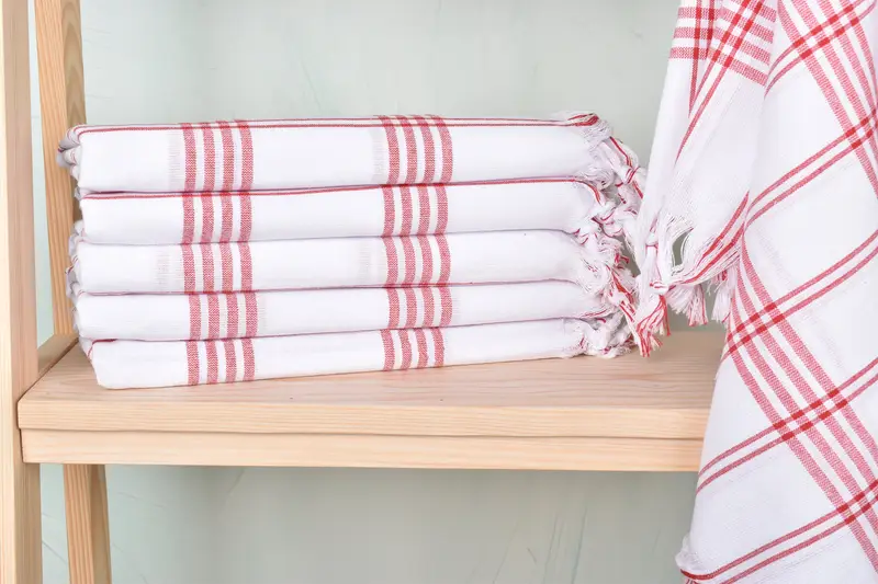 Personalized Wedding Gift, Soft towel, Housewarming Gift, Beach Theme Wedding Gift, Wedding Day Gift For Bride, 68x32 Cotton Striped Towel - 1
