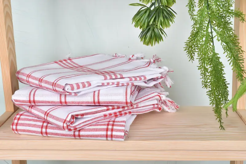Personalized Wedding Gift, Soft towel, Housewarming Gift, Beach Theme Wedding Gift, Wedding Day Gift For Bride, 68x32 Cotton Striped Towel - 7