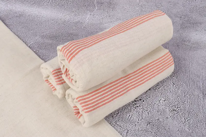 Personalised Gift, Gift For The Home Decor, Embroidered Beach Towel, Organic towel, Lightweight towel, Wedding Favors, 80x36 Cotton Striped Towel - 7