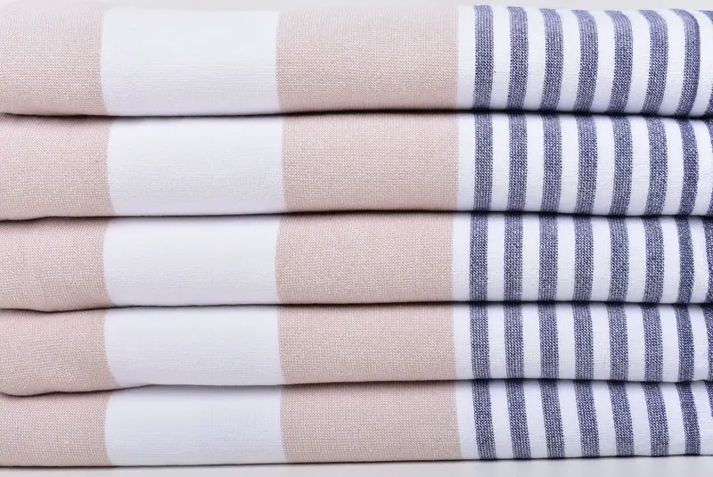 Gym Towel, Employee Gifts, Beach towel, 68x36 Cotton Striped Terry Towel, Personalized Beach Towel, Monogrammed Turkish Towel, Embroidered Towel - 2