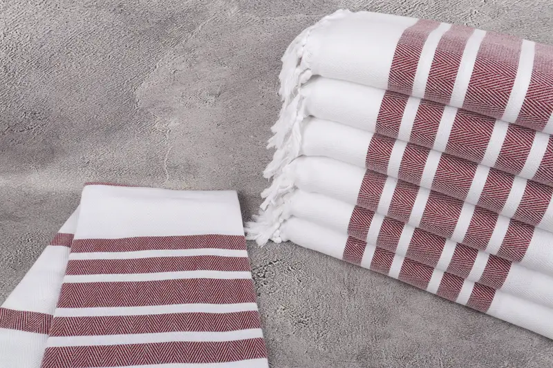 Decorative Towel, Soft towel, 70x40 Cotton Herringbone Towel, Bachelorette Gifts, Personalized Gift For Her, Girl Trip Party Favor, Organic towel - 2