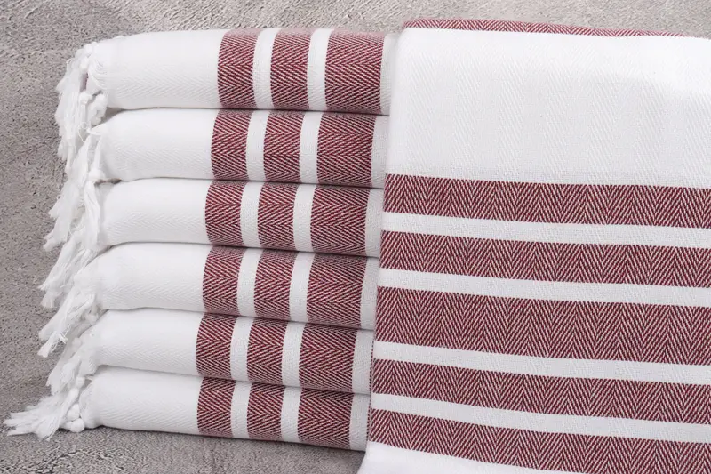 Decorative Towel, Soft towel, 70x40 Cotton Herringbone Towel, Bachelorette Gifts, Personalized Gift For Her, Girl Trip Party Favor, Organic towel - 1