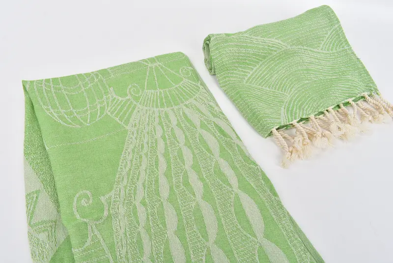 Monogram Kitchen Towel, 36x18 Cotton Striped Design Towel, Gym Towel, Monogram Hand Towel, Bathroom Towel, Gift For Him, Monogrammed Hand Towel - 8