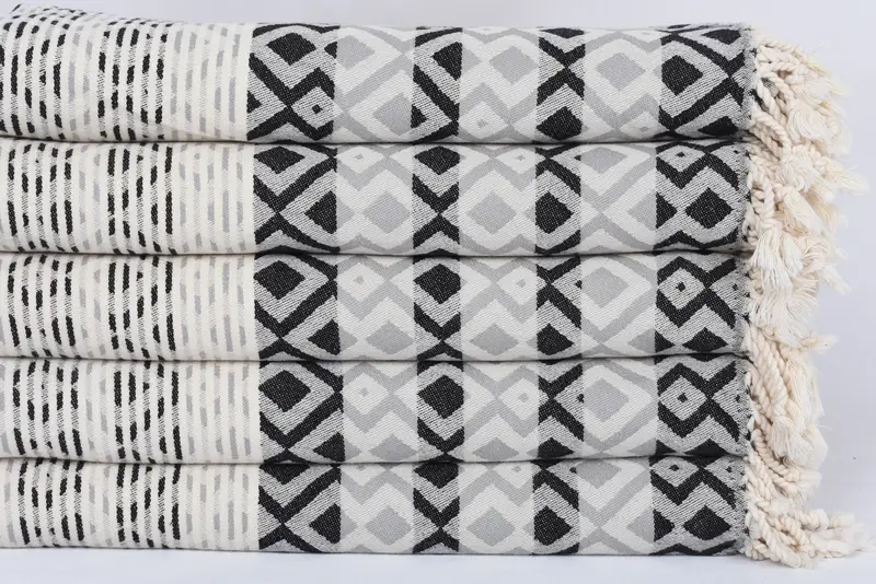 Beach Towel Gift, Bachelorette Party Decorations, Absorbent Turkish towel, Luxury Beach Towel, 70x40 Cotton Diamond Towel, Bridesmaid Proposal Gift - 4