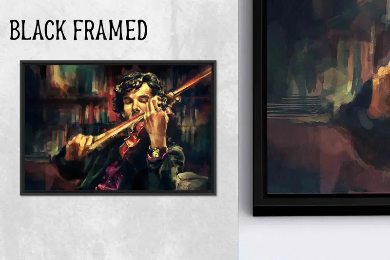 Modern Soyut Adam Kanvası: Kemancıya Eşsiz Hediye