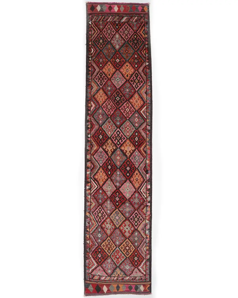 Gökkuşağı Ombré Halı, 2,7x12,2 ft Canlı Dekor