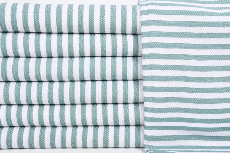 Gift For Her, Personalized Wedding Gift For Couple, Personalized Beach Towel, 70x40 Cotton Striped Towel, Beach towel, Monogram Turkish Bath Towel - 1