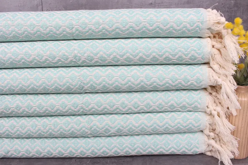 Dish Towel Turkish Organic Cotton Beige Bath Towel, 18x36 Inches