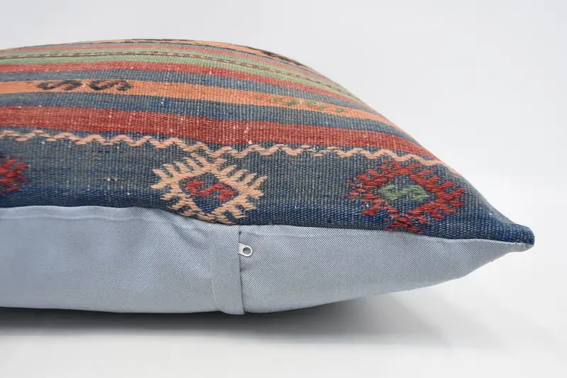 Turkish Pillow, 28x28 Orange Pillow Cover, Boho Pillow Sham Cover, Pillow, Square Throw Pillow Sham, Tribal Pillow Cover, Vintage Pillow - 5