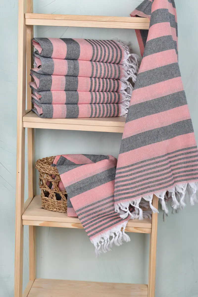 Gifts For Him, Peshtemal Towel USA, Bachelorette Party Gifts Bridesmaids, Xmas Gifts, Scarf Towel, Turkish Towel Beach, 68x36 Cotton Striped Towel - 3