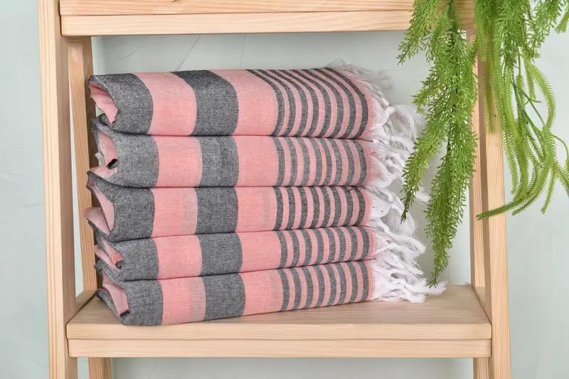 Gifts For Him, Peshtemal Towel USA, Bachelorette Party Gifts Bridesmaids, Xmas Gifts, Scarf Towel, Turkish Towel Beach, 68x36 Cotton Striped Towel - 1