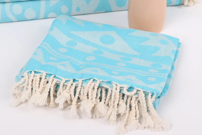 Turkish bath towel, Wedding Favors, Valentines Gift, Organic towel, Holiday Towel, 70x40 Cotton Round Pattern Towel, Extra large Turkish bath towel - 6