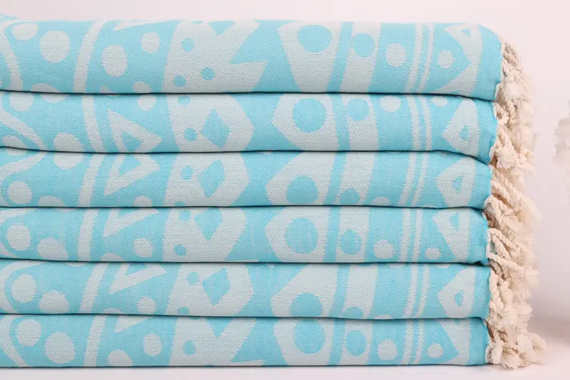 Turkish bath towel, Wedding Favors, Valentines Gift, Organic towel, Holiday Towel, 70x40 Cotton Round Pattern Towel, Extra large Turkish bath towel - 5