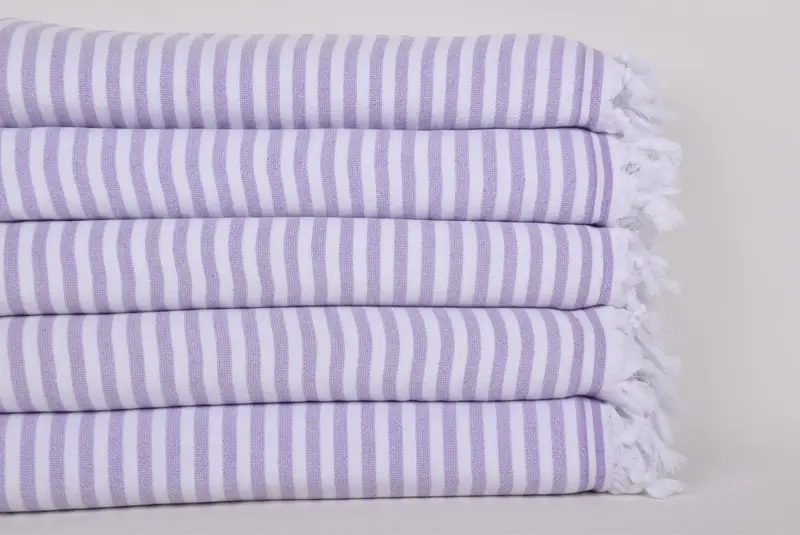 Monogram Beach Towel, Beach Size Towel, Bachelorette Party Gifts Bridesmaids, Sand-free towel, Valentines Gift, 70x36 Cotton Terry Striped Towel - 2