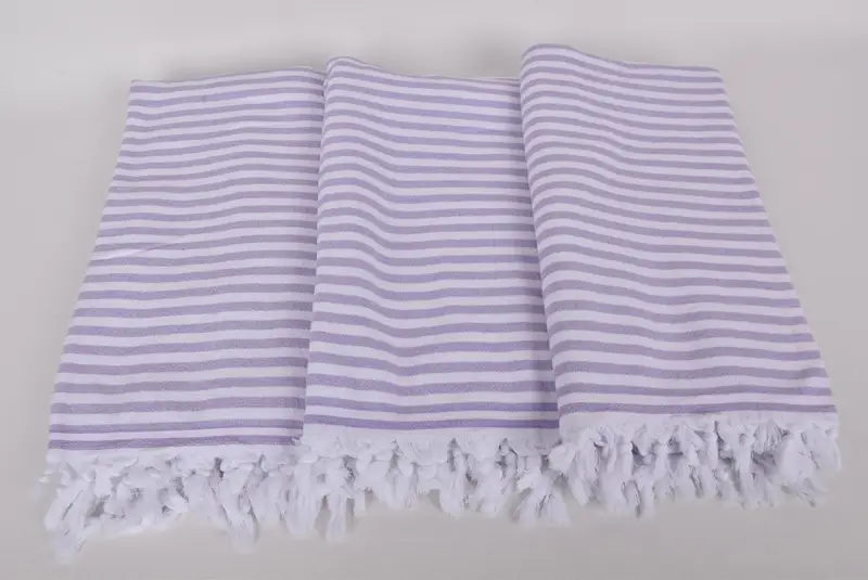 Monogram Beach Towel, Beach Size Towel, Bachelorette Party Gifts Bridesmaids, Sand-free towel, Valentines Gift, 70x36 Cotton Terry Striped Towel - 7