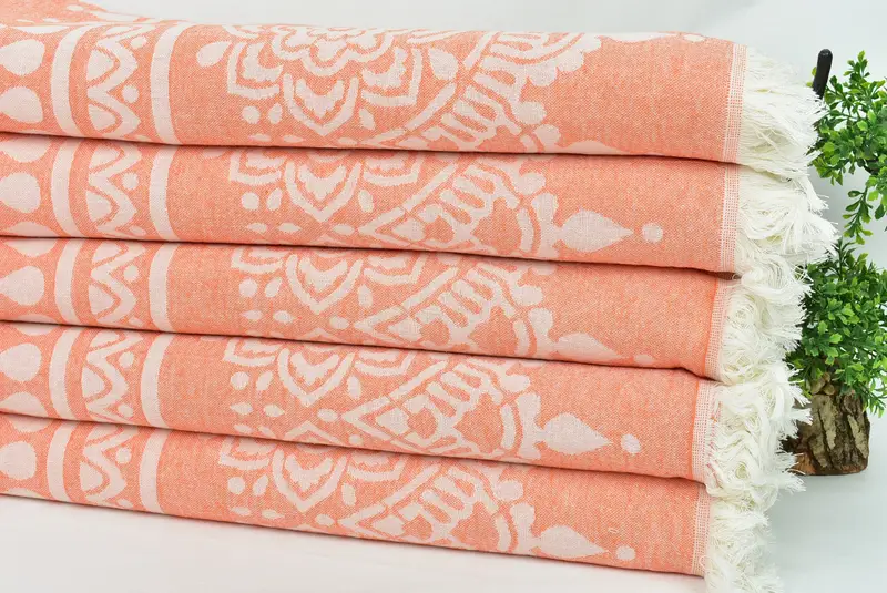 Cute Beach Towel, Wedding Gift, Bridesmaid Proposal Gift, 74x36 Cotton Floral Patterned Towel, Bridesmaid Gifts, Beach Size Towel, Custom Gift - 4