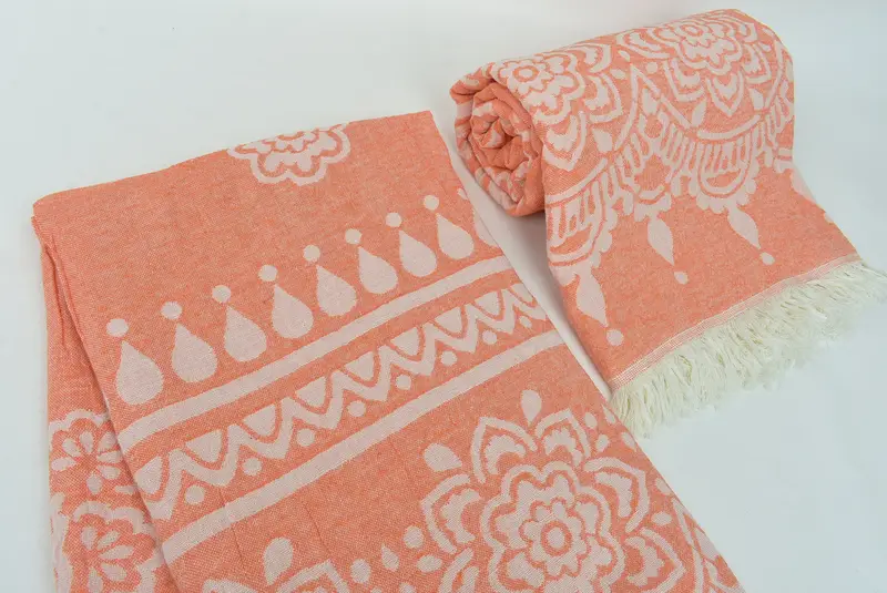 Cute Beach Towel, Wedding Gift, Bridesmaid Proposal Gift, 74x36 Cotton Floral Patterned Towel, Bridesmaid Gifts, Beach Size Towel, Custom Gift - 8