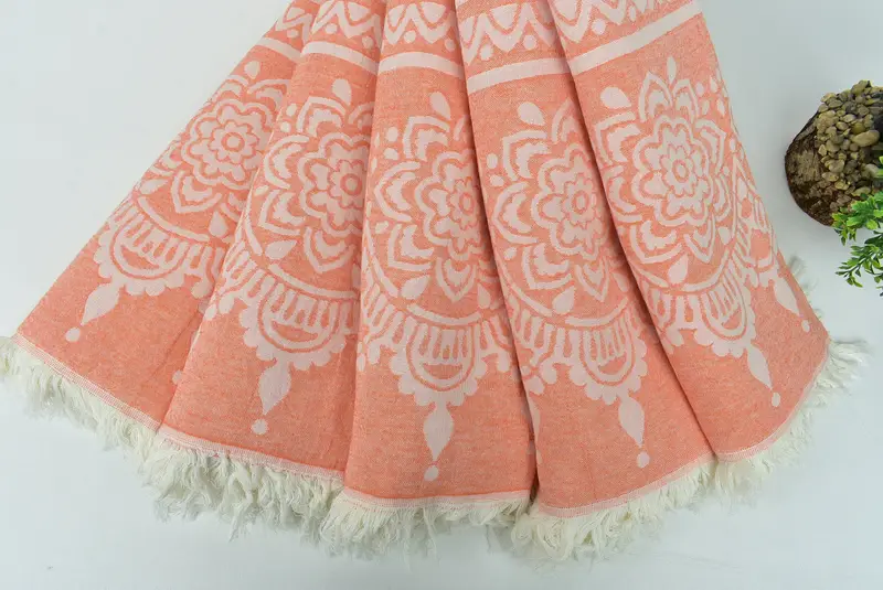 Cute Beach Towel, Wedding Gift, Bridesmaid Proposal Gift, 74x36 Cotton Floral Patterned Towel, Bridesmaid Gifts, Beach Size Towel, Custom Gift - 5
