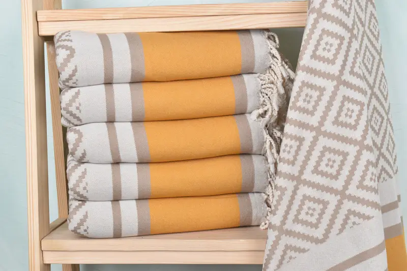Memorial Gift, 70x36 Cotton Sun Design Towel, Gym Towel, Embroidered Towel, Bridesmaid Gift, Turkish Towel Beach, Peshtemal Towel, Embroidery Towel - 3