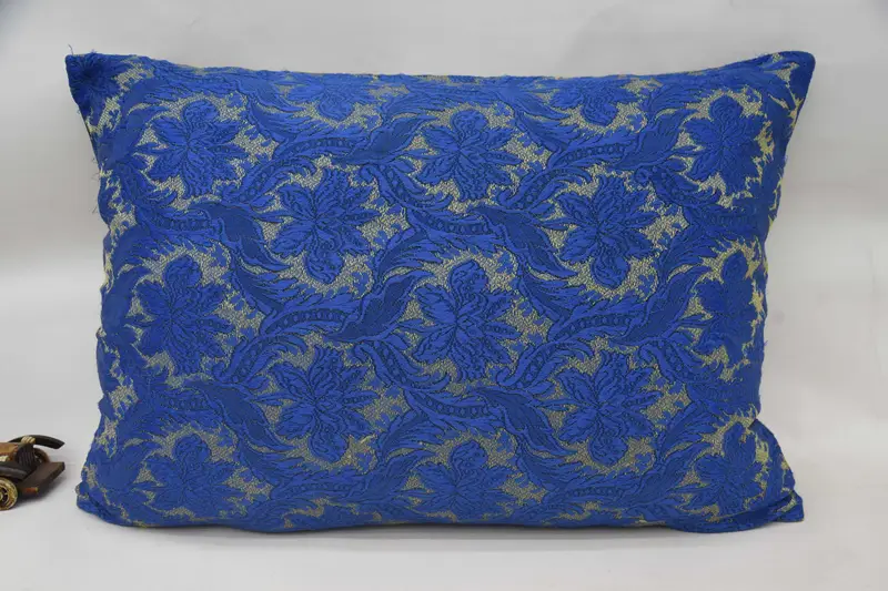 Bohemian Throw Antique Pillow Cover, 20x28 inch Blue Pillow Case - 1