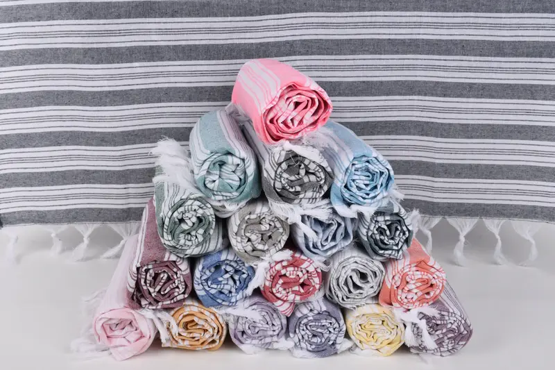 Personalisiertes Geschenk, maßgeschneidertes Geschenk, Hochzeitsgeschenke Handtuch, extra großes türkisches Badetuch, 70x40 Baumwollstreifentuch, Familiengeschenk, Hochzeitstuch - 8